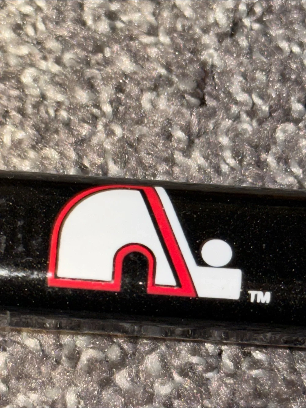NHL Vintage Hockey Sherwood Quebec Nordiques Mini Composite Stick Collectible Us - Picture 8 of 16